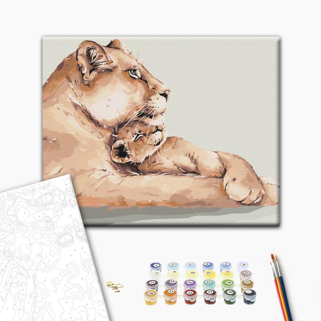 Painting by numbers Lion Heart (BS52794)