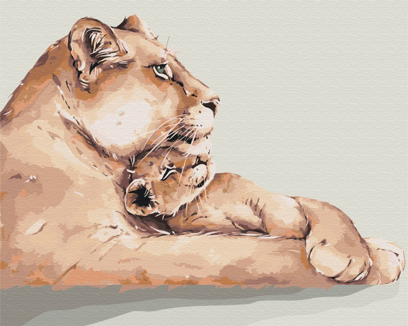 Painting by numbers Lion Heart (BS52794)