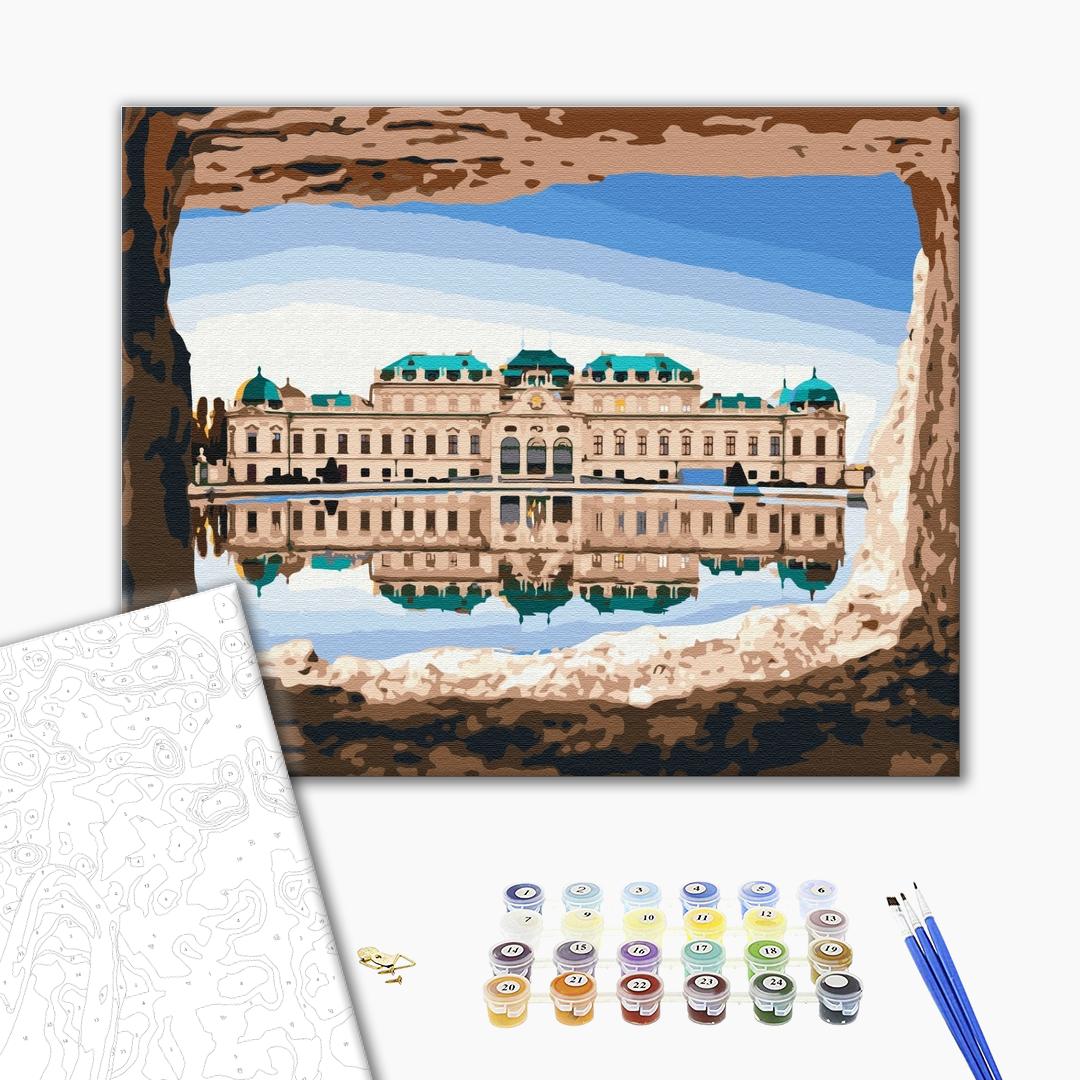 Painting by numbers Beautiful view of the Belvedere (BS52811)
