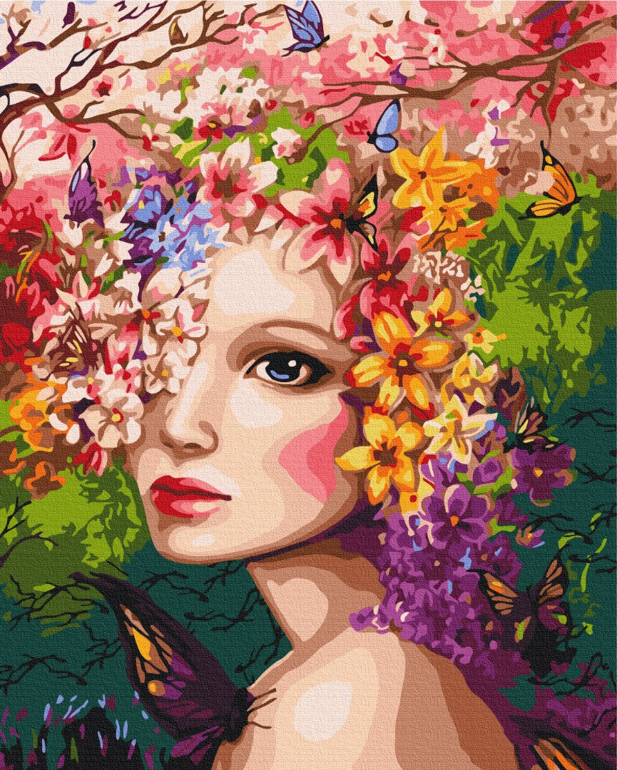 Painting by numbers Spring nymph (BS31965)