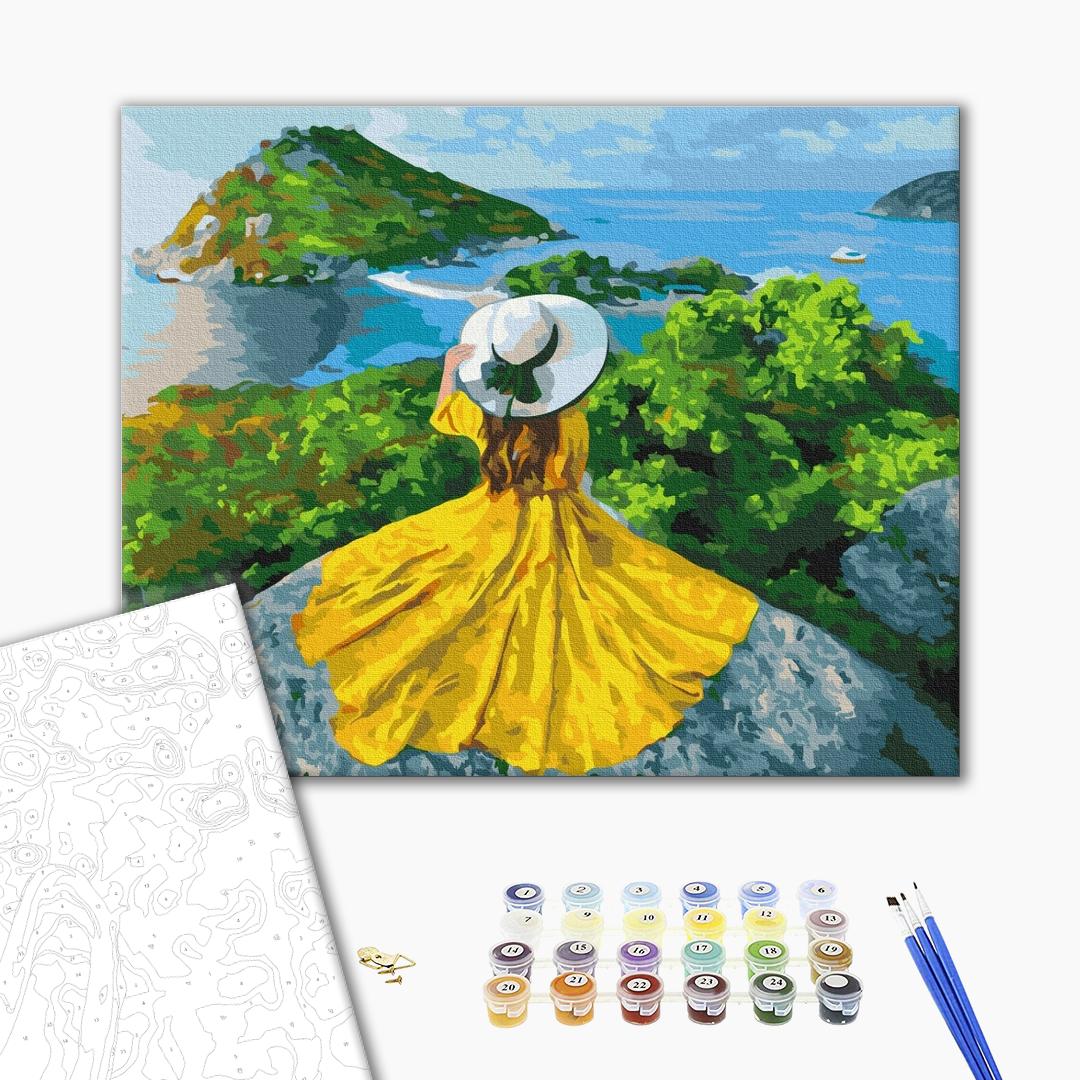 Painting by numbers The girl-sun (BS37988)