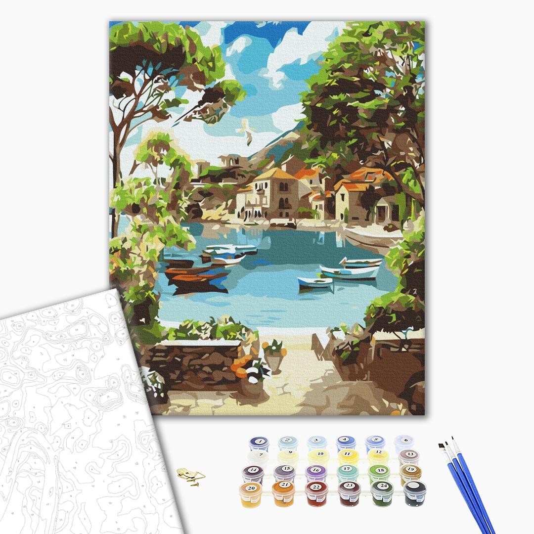 Painting by numbers Azure inflow (BS30106)