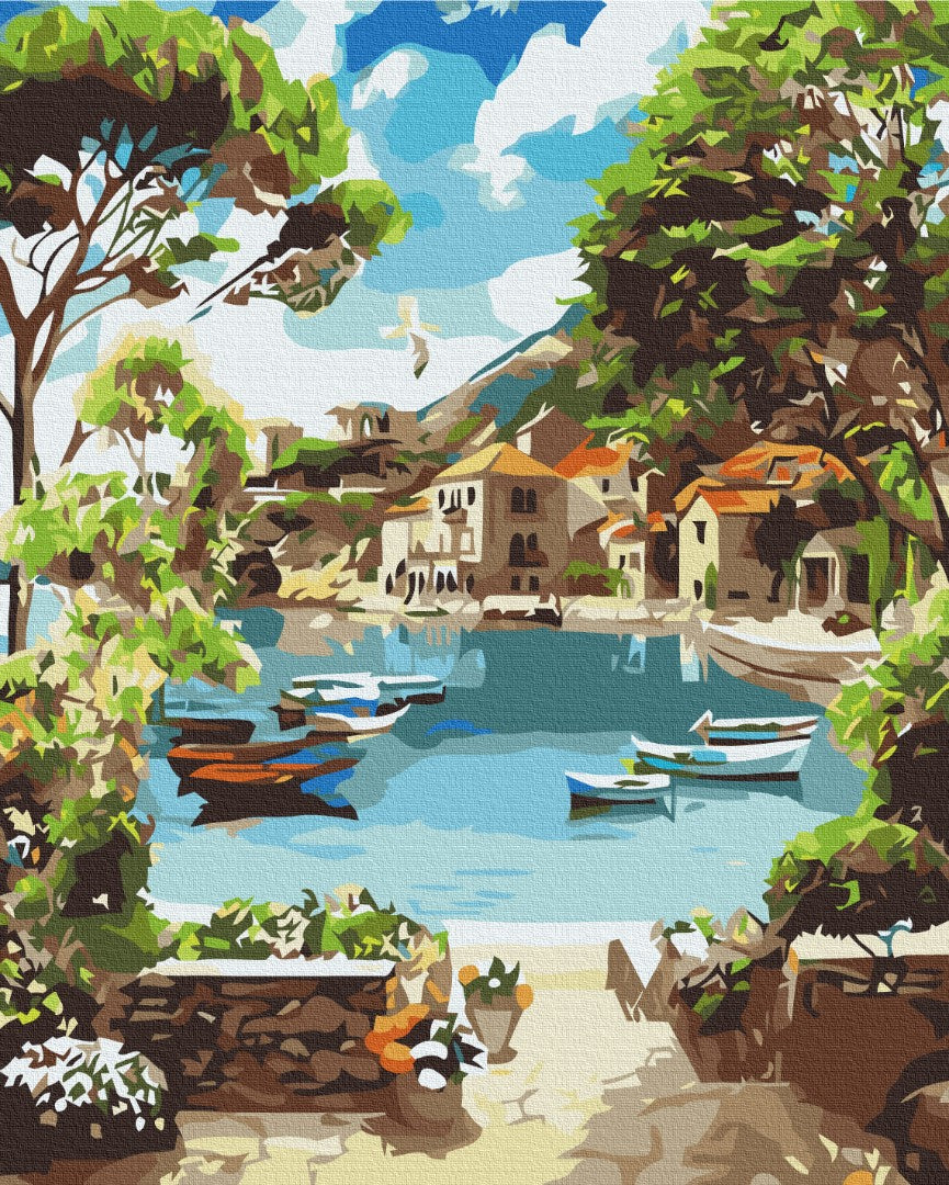 Painting by numbers Azure inflow (BS30106)