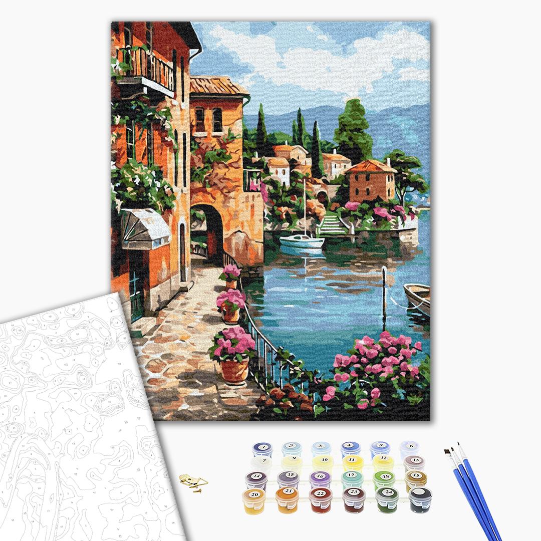 Painting by numbers Under the sun Positano (BS52850)