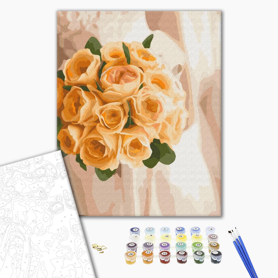 Painting by numbers The bride's bouquet (BS37531)