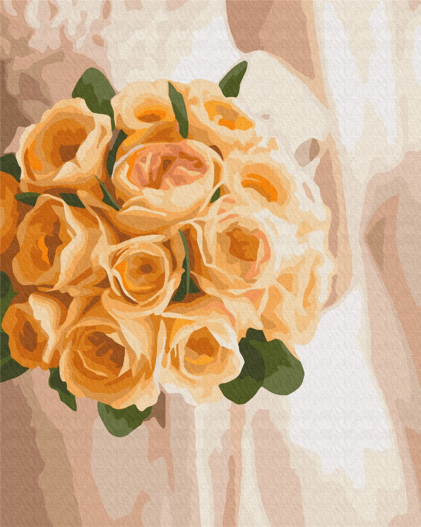 Painting by numbers The bride's bouquet (BS37531)