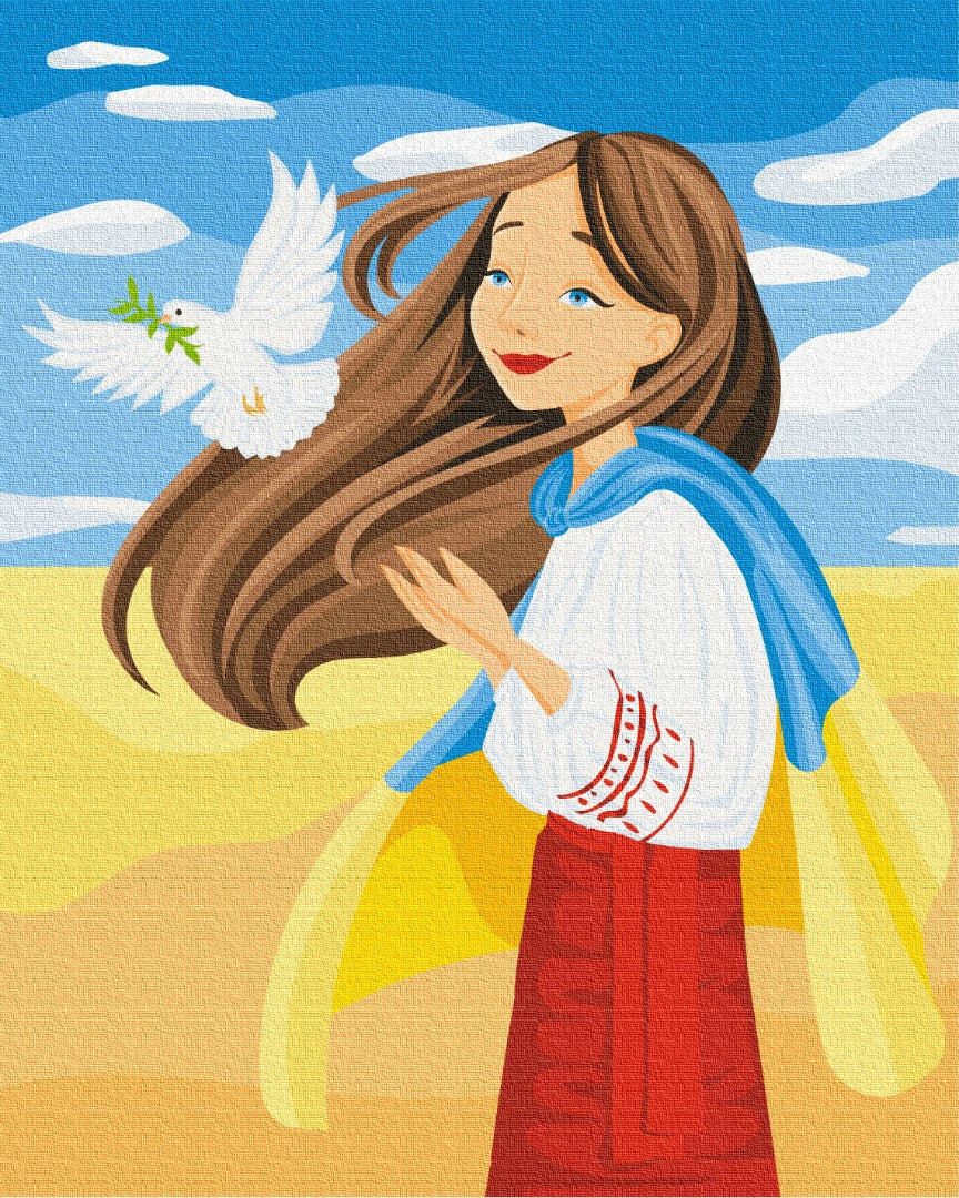 Gleznošana pēc skaitļiem Brīvā Ukraina © Vasiliks Marija (BS53074)