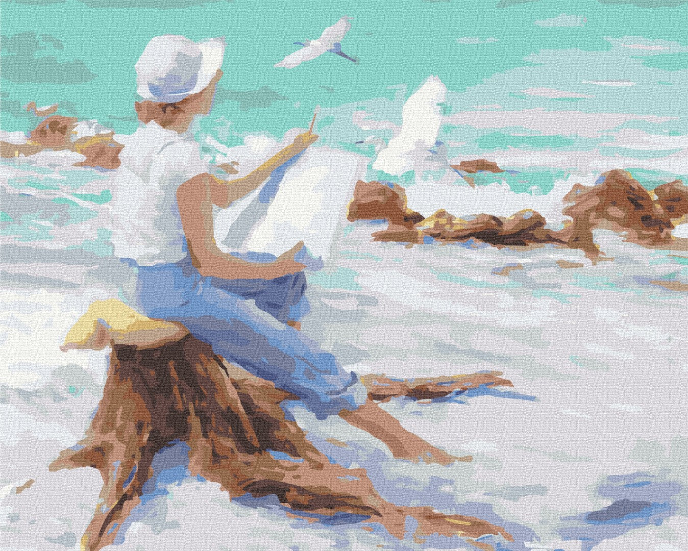 Painting by numbers Sea sketch (BS28383)