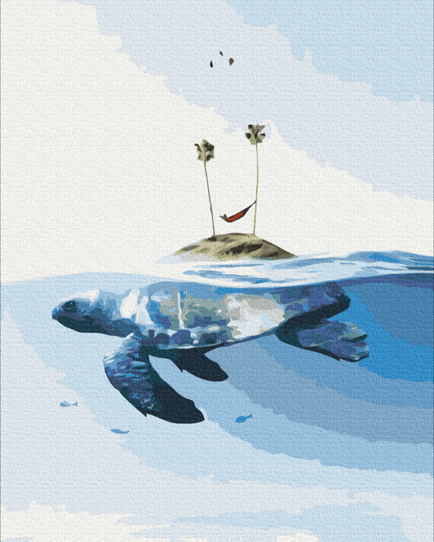 Painting by numbers Turtle Island (BS38162)