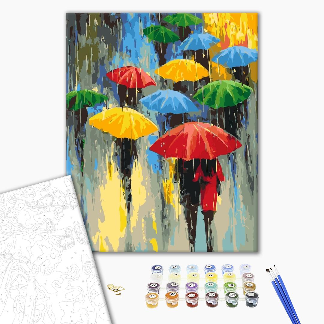 Painting by numbers Rain palette (BS53048)