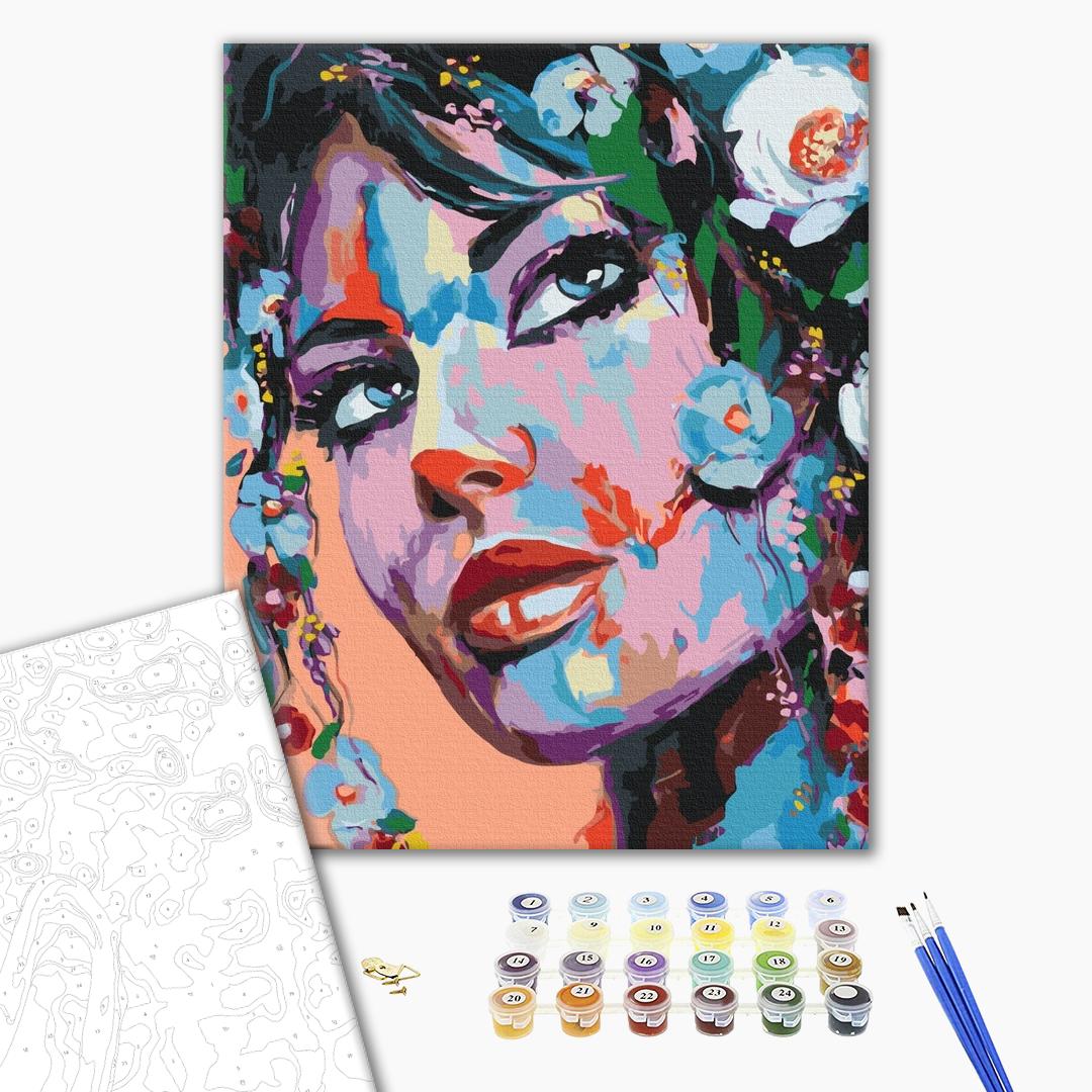 Painting by numbers Portrait in paint (BS52891)