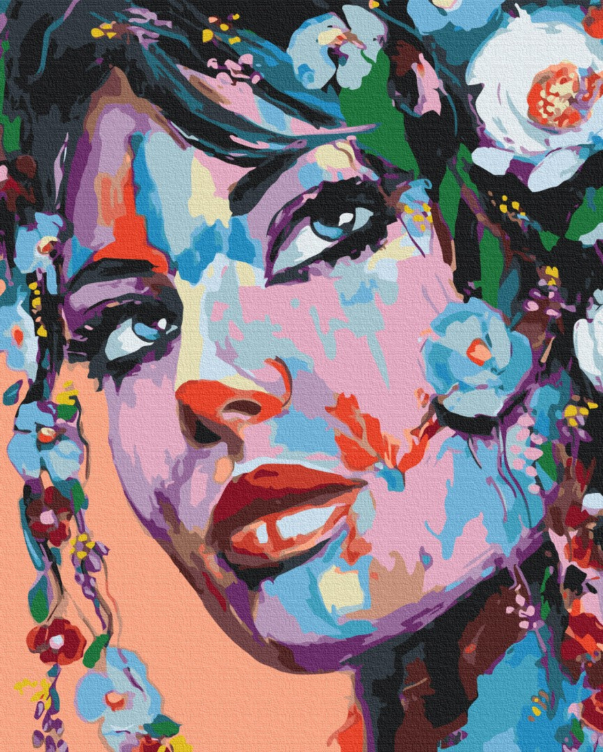 Painting by numbers Portrait in paint (BS52891)