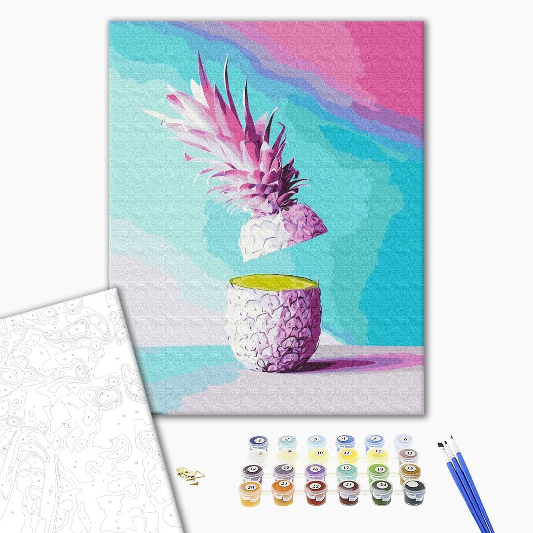 Painting by numbers A piece of pineapple (BS40168)