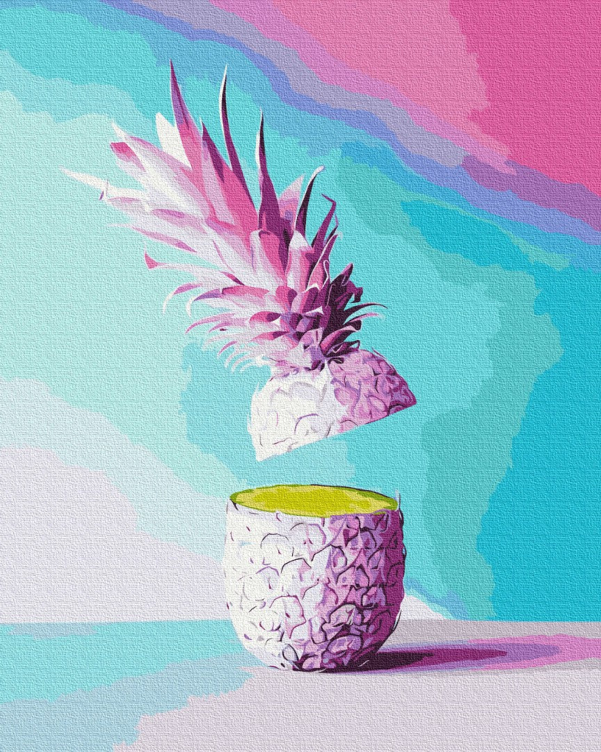 Painting by numbers A piece of pineapple (BS40168)