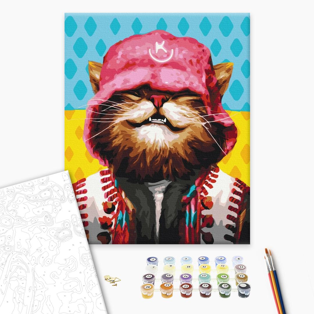 Painting by numbers Cat Kalush ©Marianna Pashchuk (BS53159)