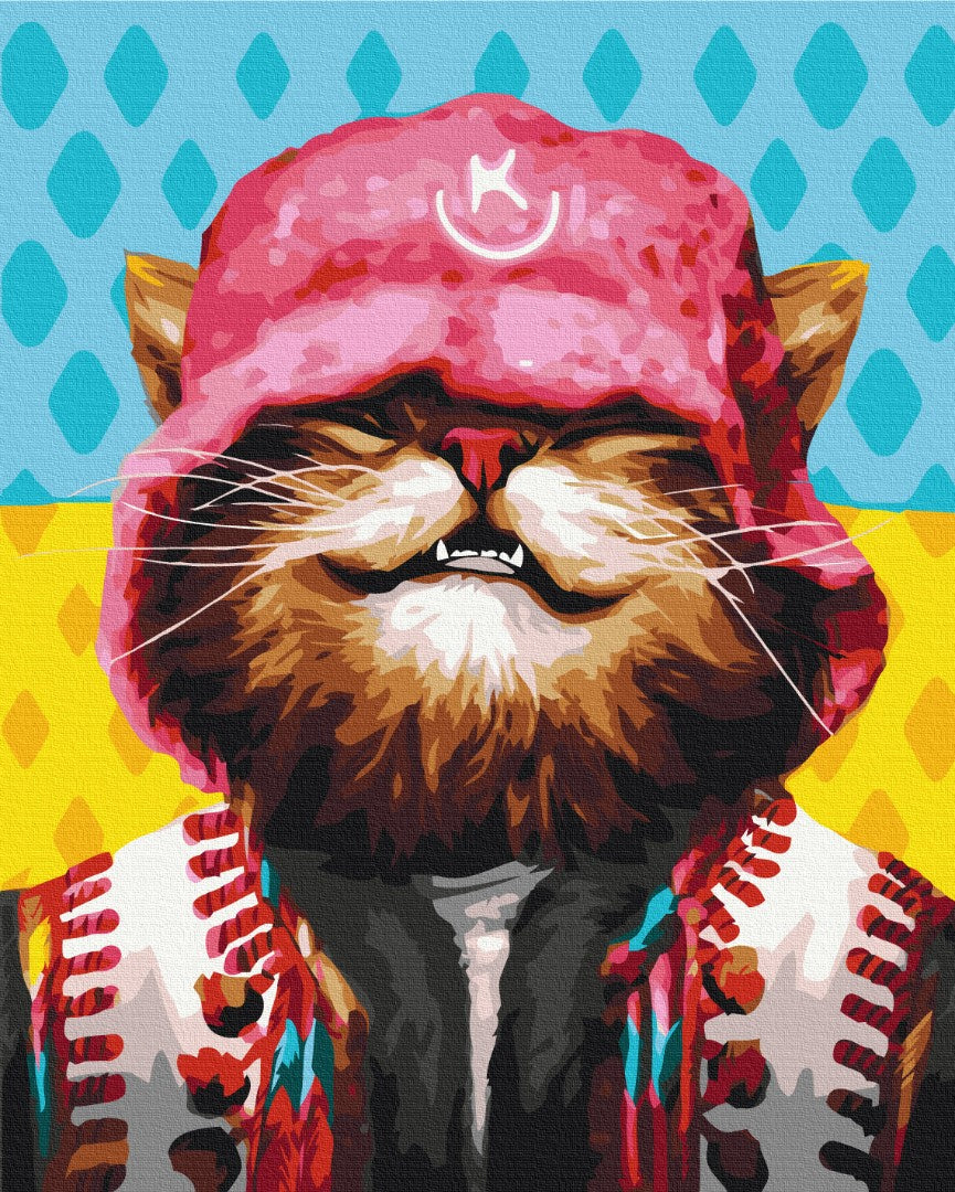 Painting by numbers Cat Kalush ©Marianna Pashchuk (BS53159)