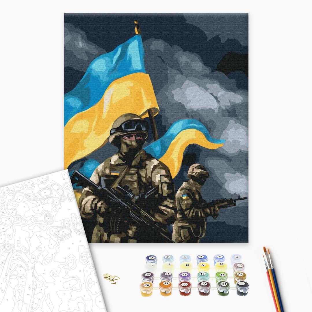 Painting by numbers AFU ©Olga Bochulynska (BS53127)