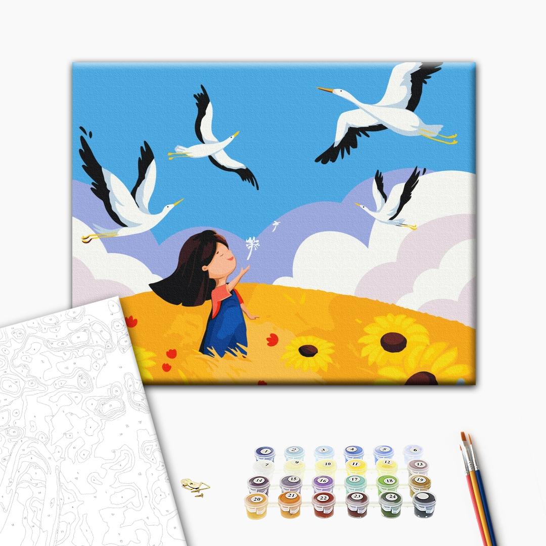 Painting by numbers Childhood dream ©Valentina Duvan (BS53172)