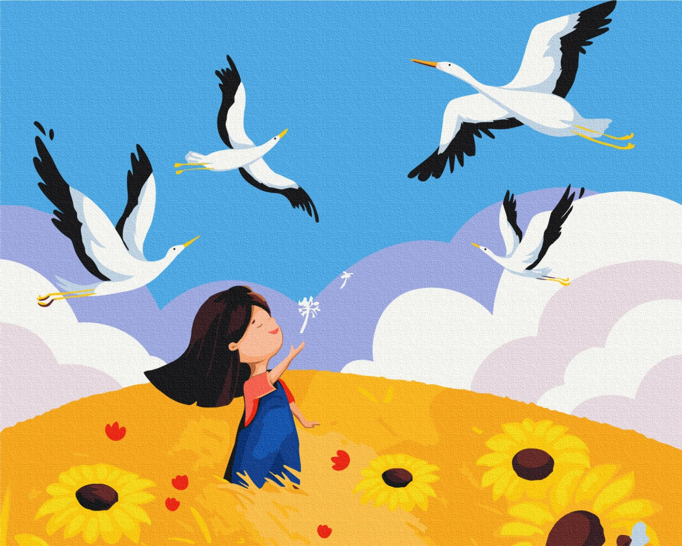 Painting by numbers Childhood dream ©Valentina Duvan (BS53172)