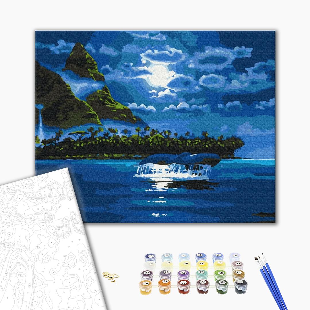 Painting by numbers Moonlight night (BS33220)