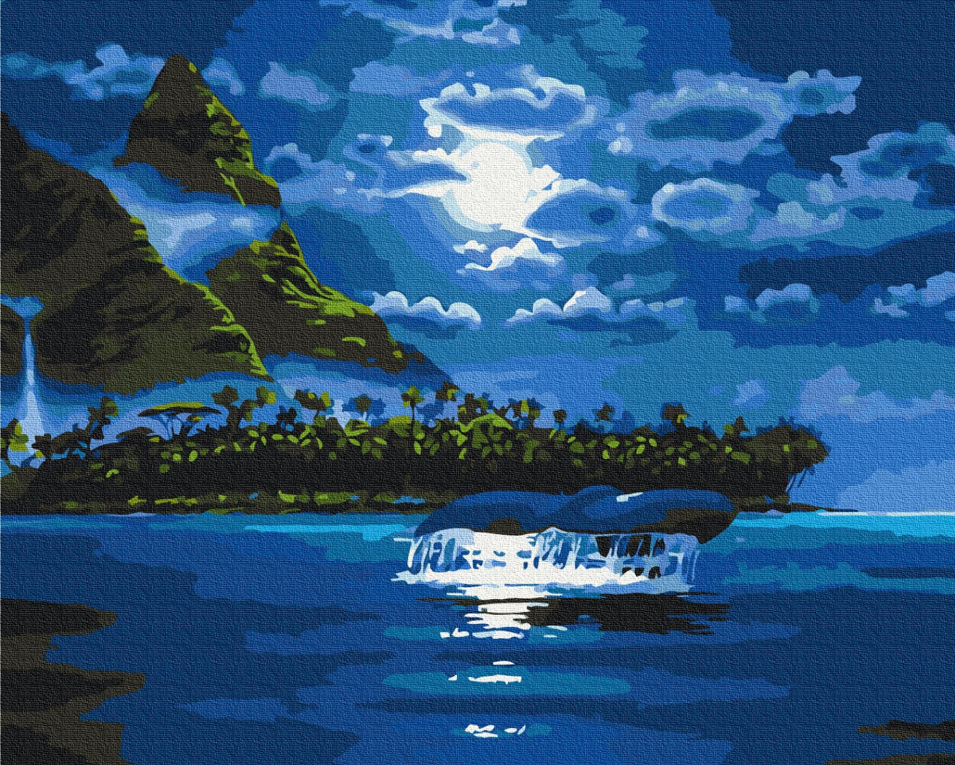 Painting by numbers Moonlight night (BS33220)