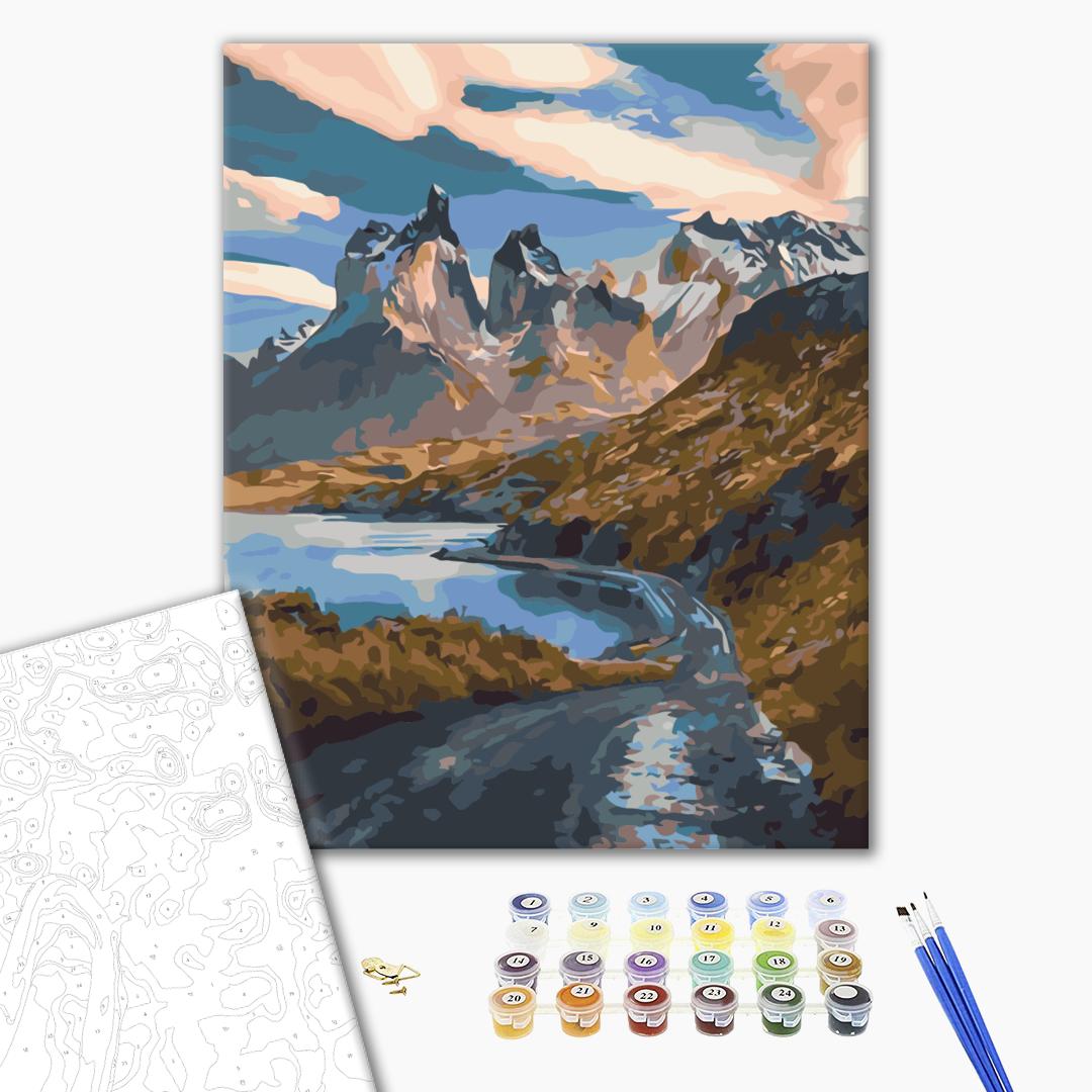 Painting by numbers Mountain serpentine (BS41084)