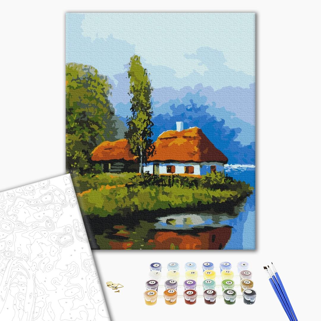 Painting by numbers Lake house (BS53152)