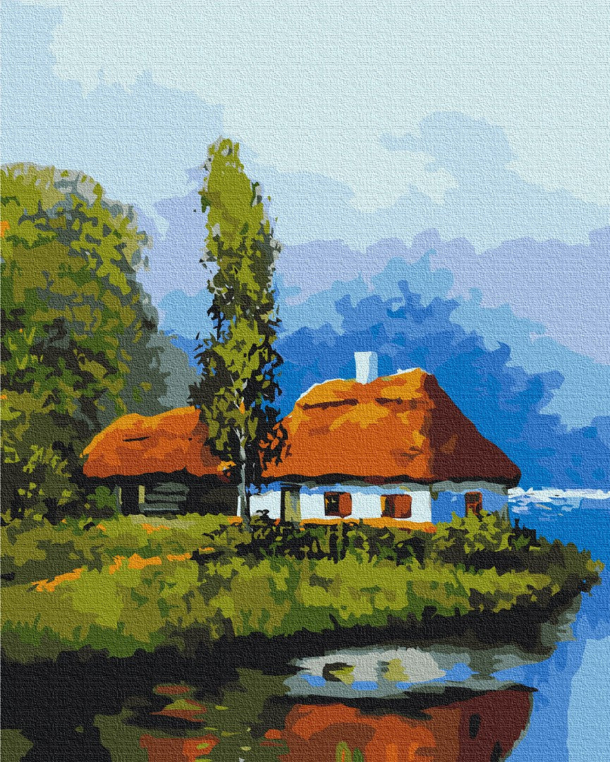 Painting by numbers Lake house (BS53152)
