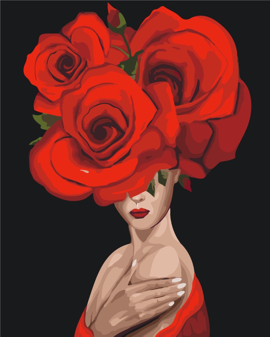 Painting by numbers Queen of roses (BS36694)