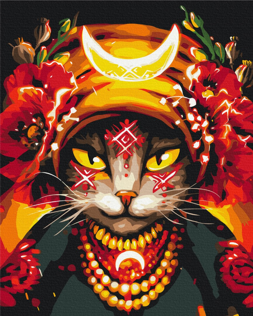 Painting by numbers Cat Molfarka © Marianna Pashchuk (BS53282)
