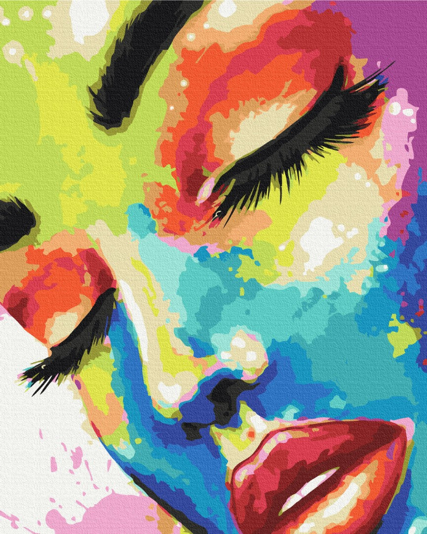 Painting by numbers Woman in colors (BS37607)