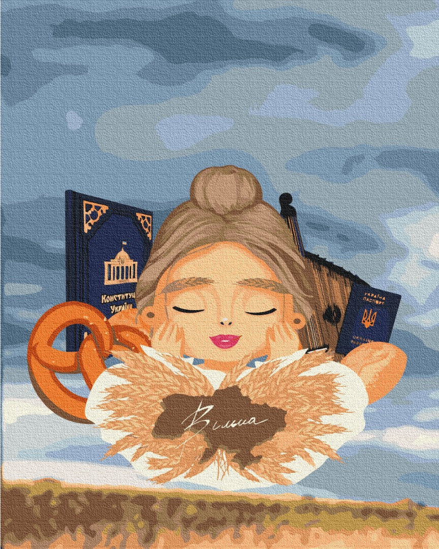 Painting by numbers Symbols of freedom ©Lily Demachkovych (BS53285)