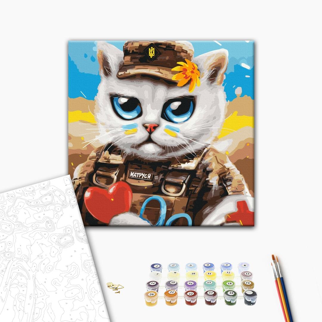 Painting by numbers Cat doctor ©Marianna Pashchuk (BS53118M)