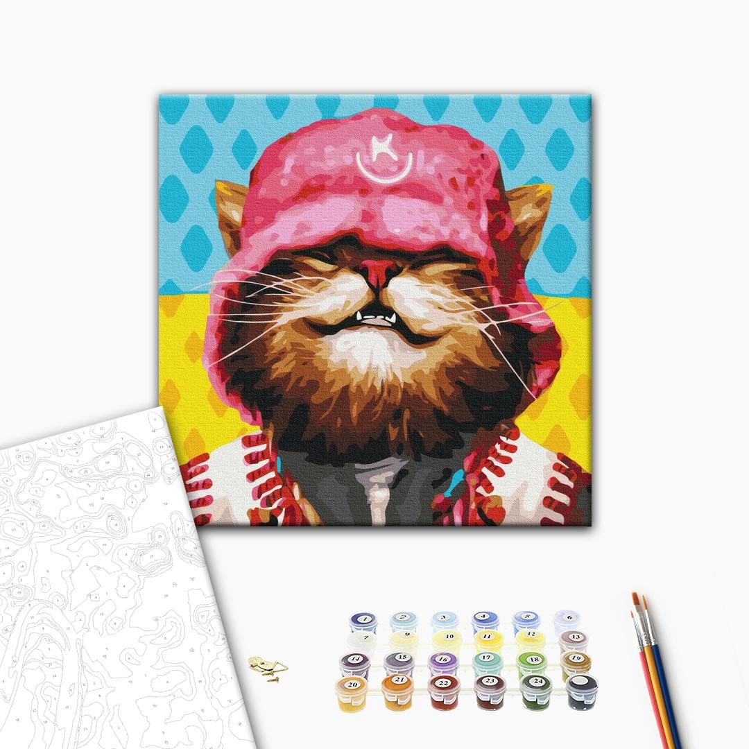 Painting by numbers Cat Kalush ©Marianna Pashchuk (BS53159M)