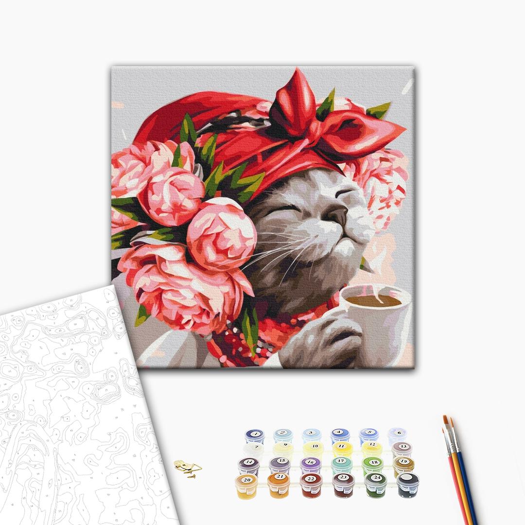 Painting by numbers Mistress cat ©Marianna Pashchuk (BS53241M)