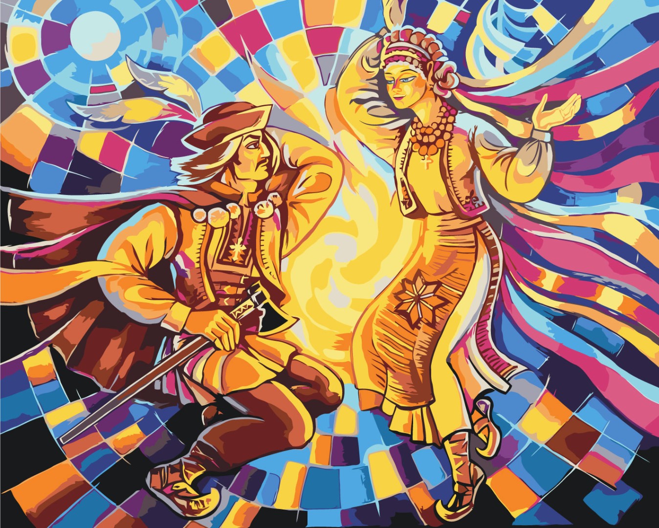 Painting by numbers Kolomiyka ©Oleg Loburak (BS53316)