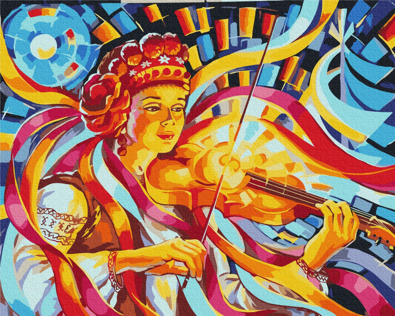 Painting by numbers Magic violin ©Oleg Loburak (BS53315)