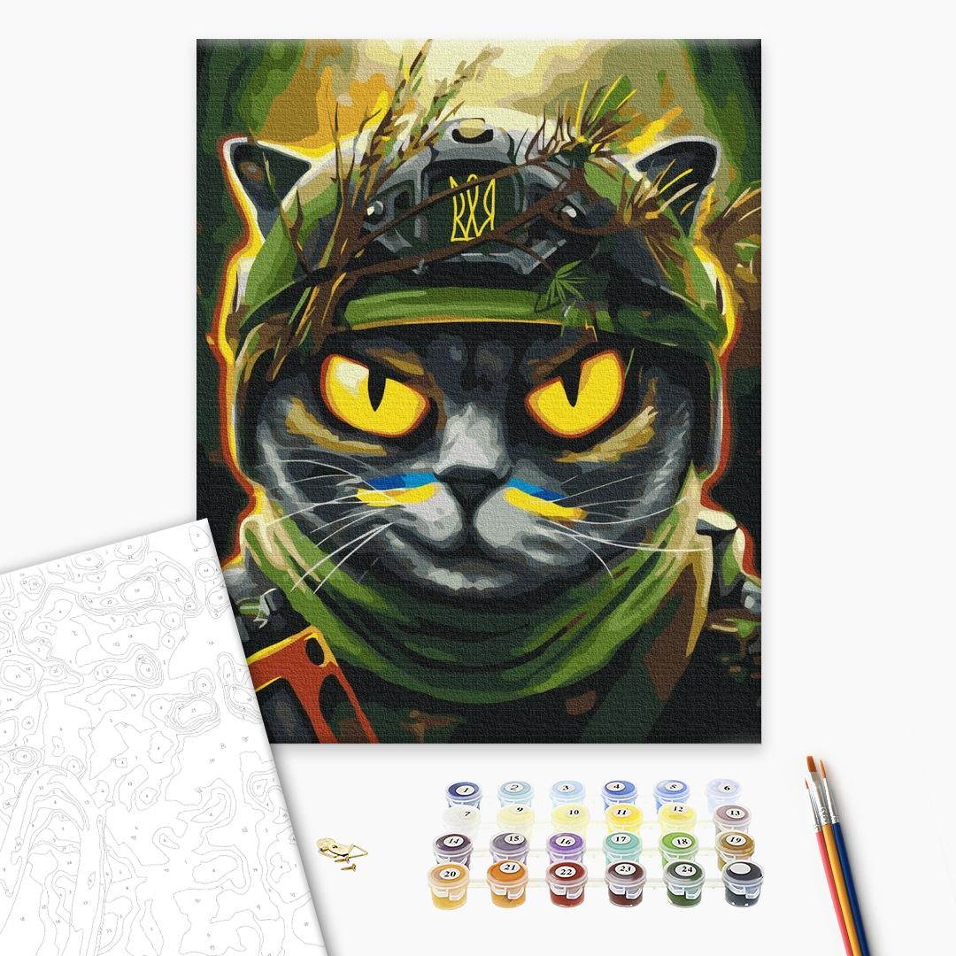 Painting by numbers Cat spy ©Marianna Pashchuk (BS53311)