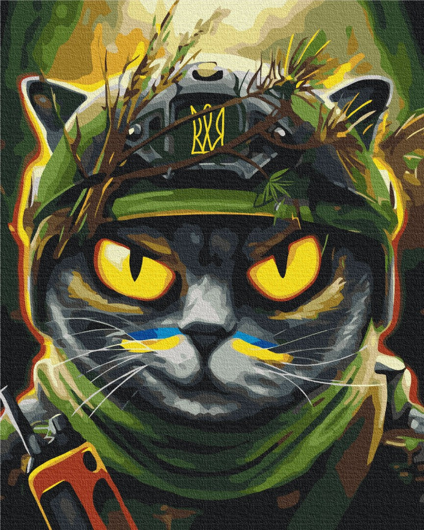 Painting by numbers Cat spy ©Marianna Pashchuk (BS53311)