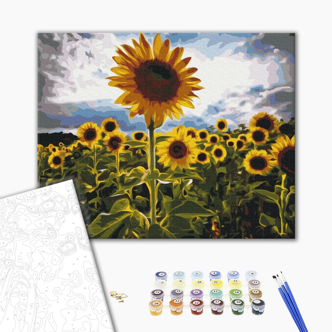 Painting by numbers Street in flowers (BS7451)