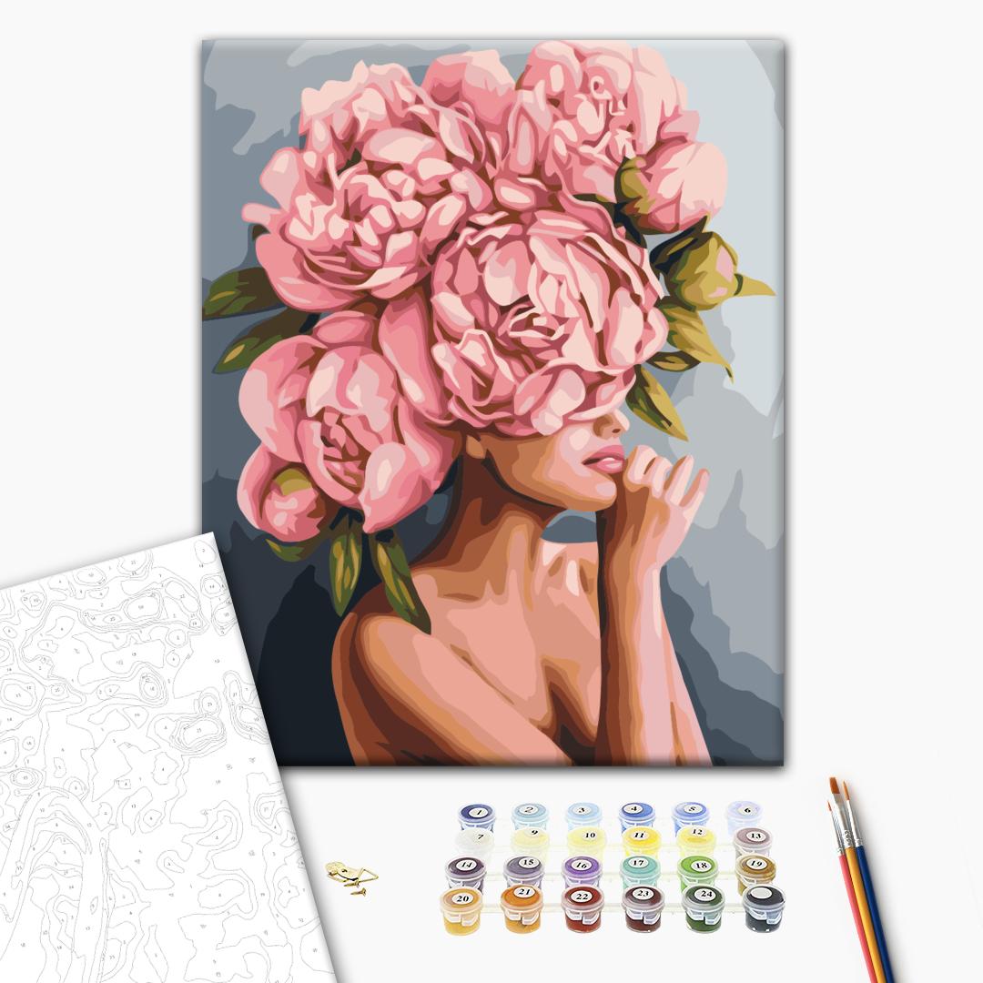 Painting by numbers A touch of peonies (RBS51481)