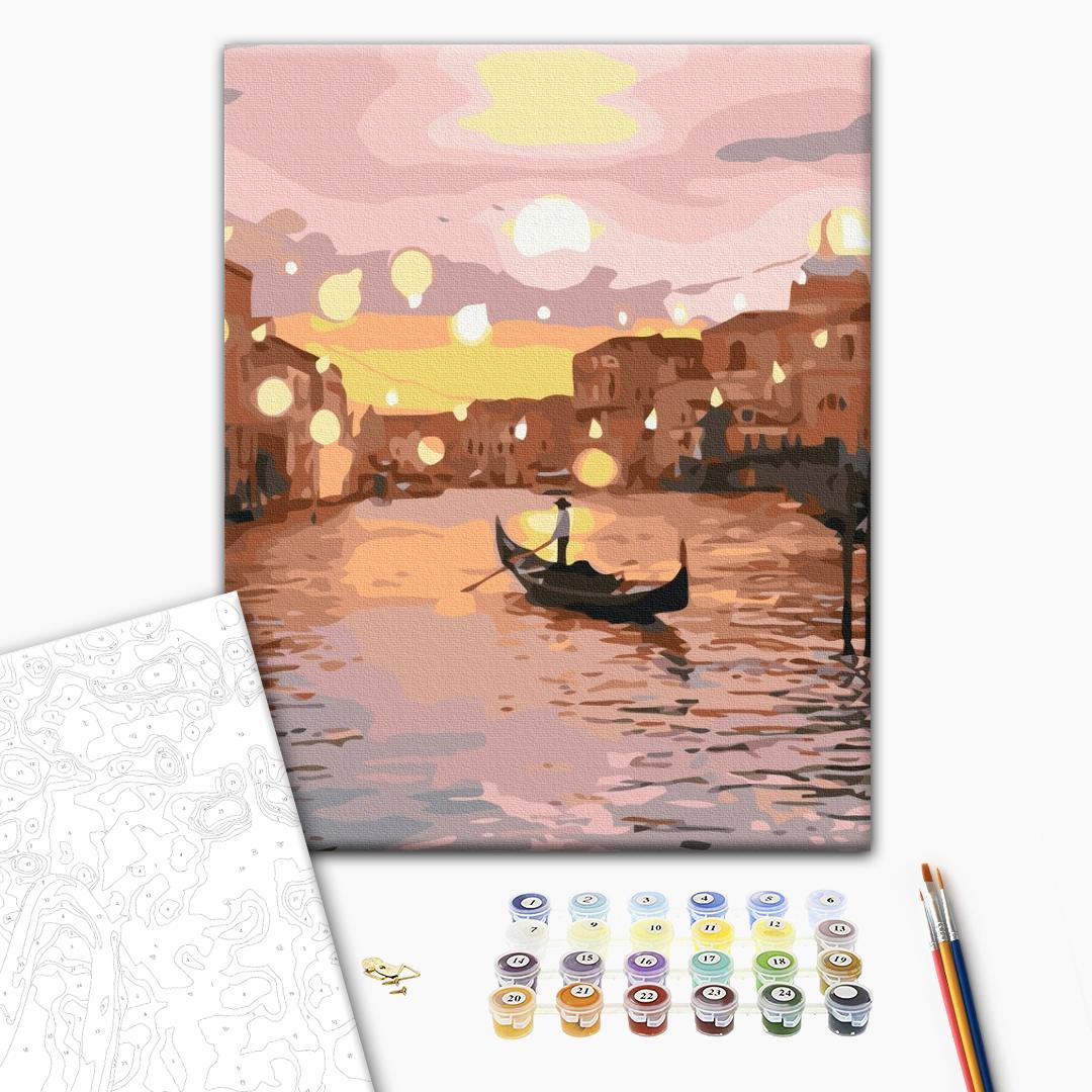 Painting by numbers Fabulous evening Venice (RBS32456)