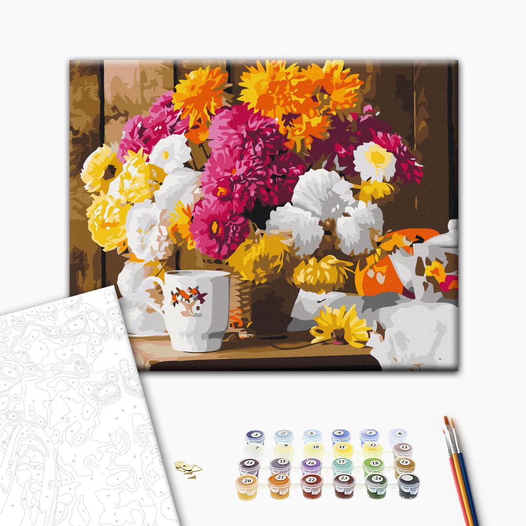 Painting by numbers Autumn tea party (RBS52749)