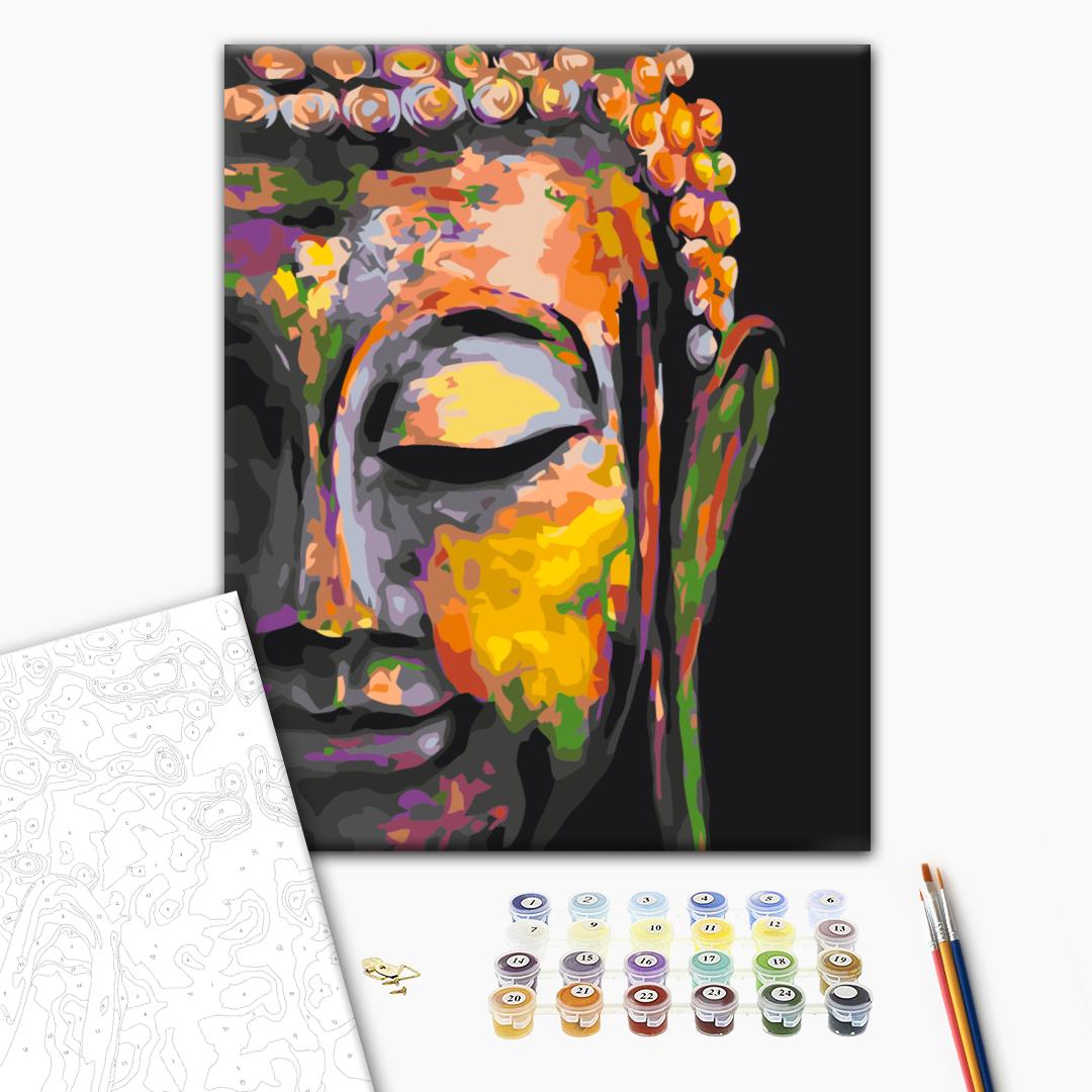 Painting by numbers Multicolored Buddha (RBS30220)