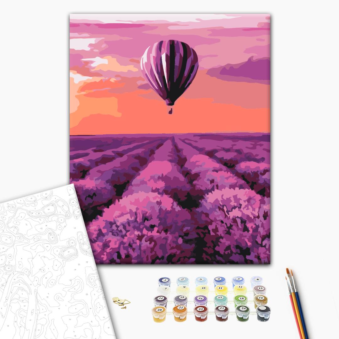 Painting by numbers Hot air balloon in Provence (RBS32305)