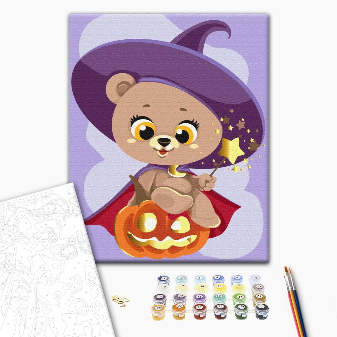 Painting by numbers Magic teddy bear (KBS0085)