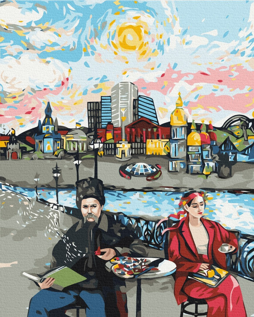 Painting by numbers Artistic Promenade @ Victoria Kovalenko (BS53356)