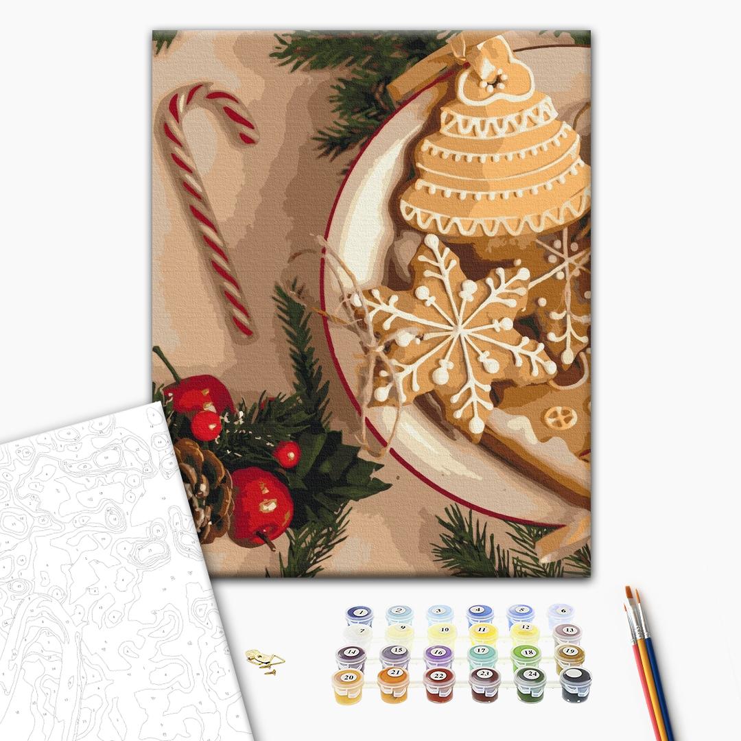 Painting by numbers Grandma's cookies for Christmas (BS52505)