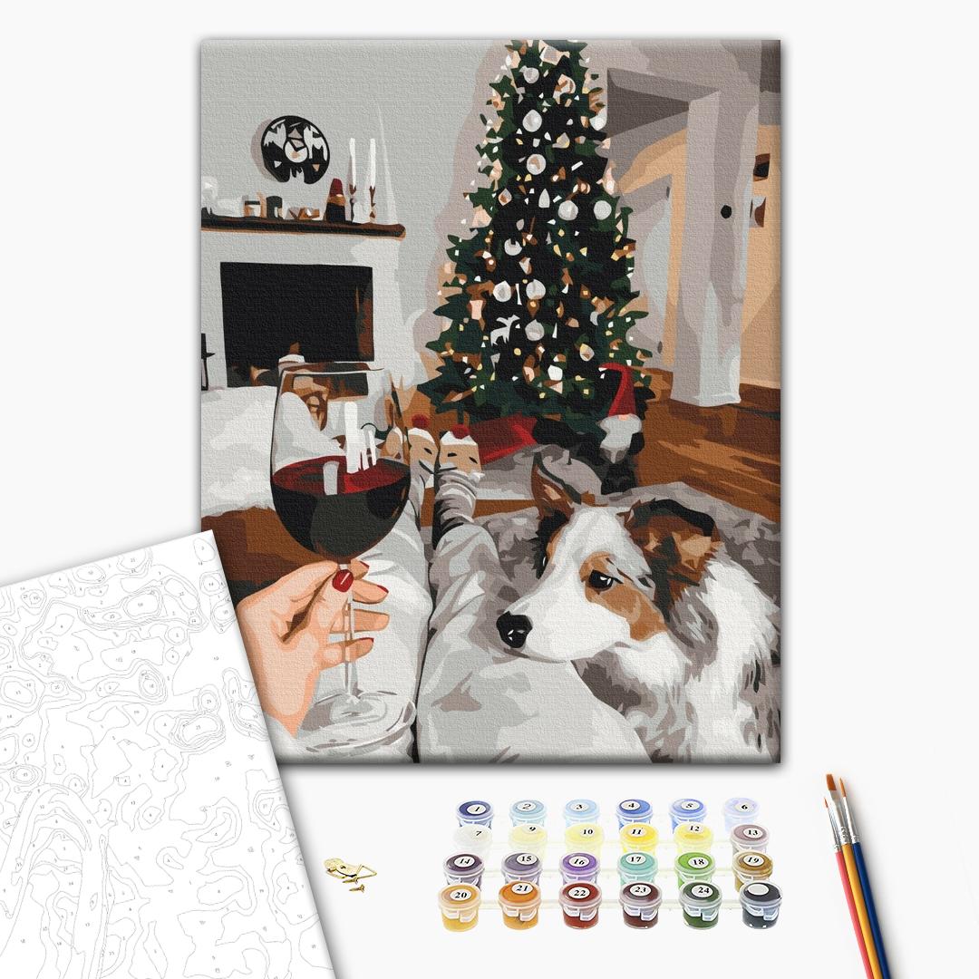 Painting by numbers Holiday begins © Oksana Vorobiy (BS53377)