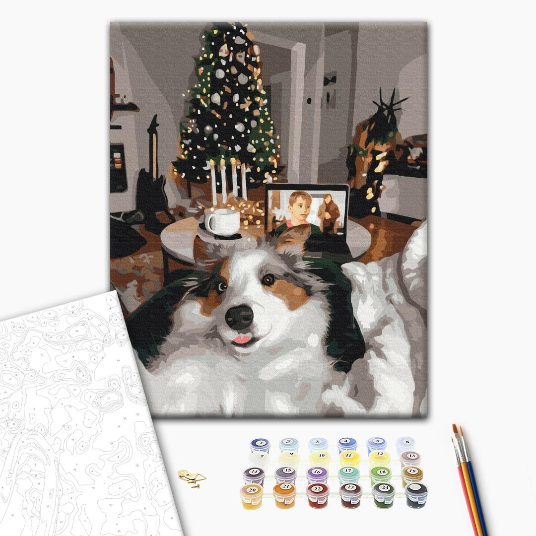 Painting by numbers New Year's friends © Oksana Vorobiy (BS53373)